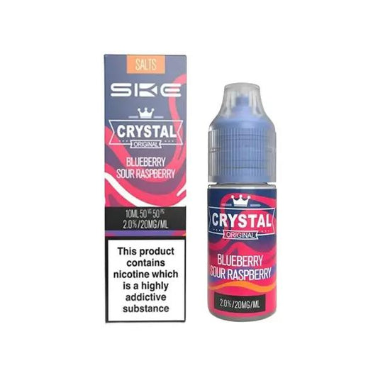 
SKE Crystal Nic Salt Blueberry Sour Raspberry E-liquid 10ml