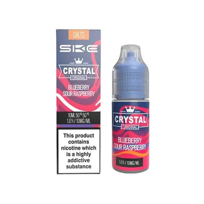 
SKE Crystal Nic Salt Blueberry Sour Raspberry E-liquid 10ml - 10mg