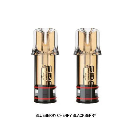 Packet of 2 Blueberry Cherry Blackberry Crystal Plus Prefilled Pods by SKE