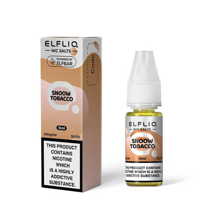 Elf Bar Elfliq Snoow Tobacco Nic Salt E-Liquid 10ml