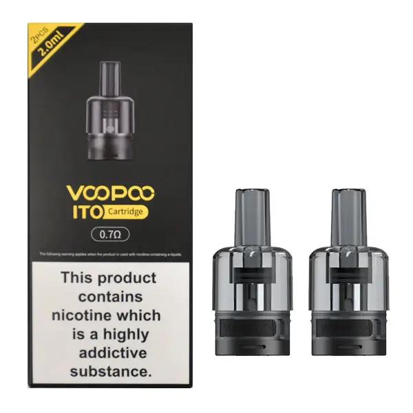 
Voopoo Ito Cartridge - 2 Pack 0.7 Ohm Replacement Pods for VooPoo Devices UK Based One Pound E-Liquid