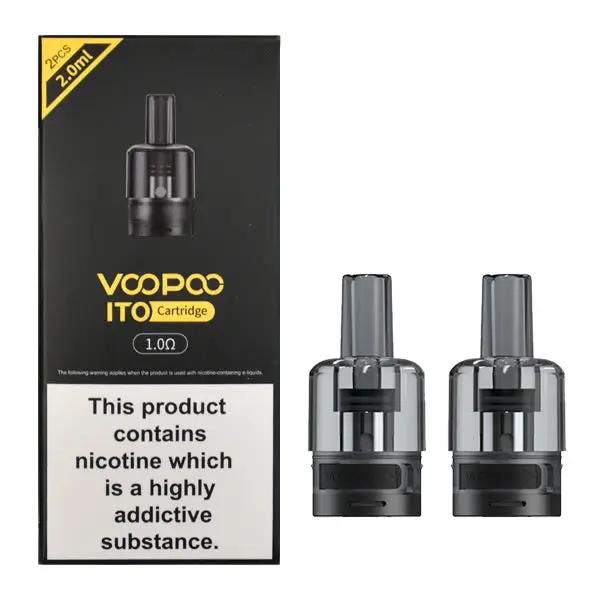 
Voopoo Ito Cartridge - 2 Pack 1.0 Ohm Replacement Pods for VooPoo Devices UK Based One Pound E-Liquid