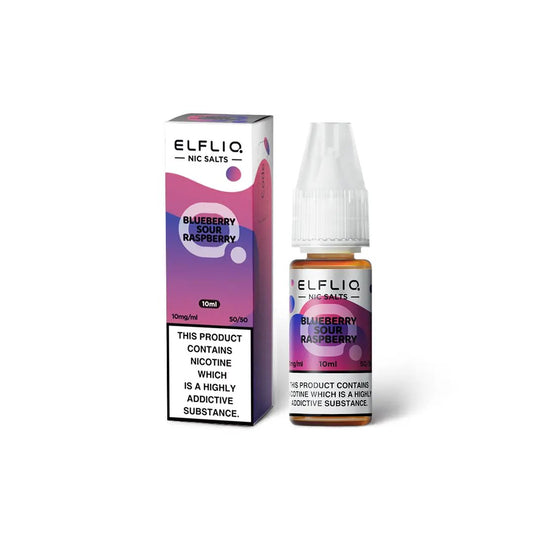 
Elf Bar ElfLiq Blueberry Sour Raspberry Nic Salt E-Liquid