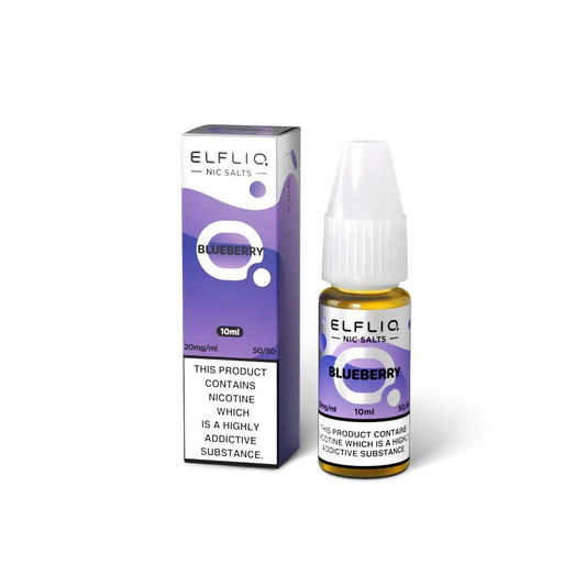 
Elf Bar Elfliq Blueberry Nic Salt E-Liquid 10ml