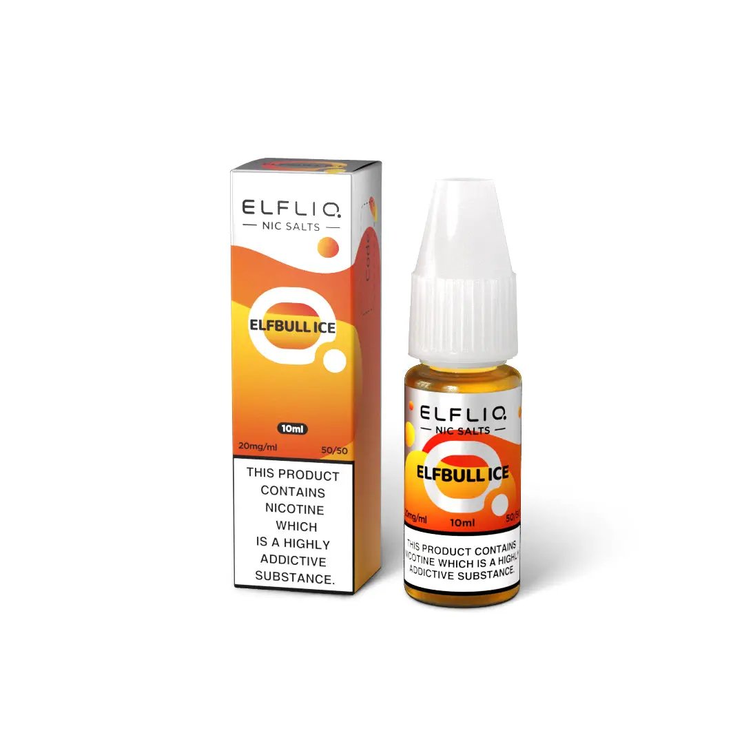 
Elf Bar Elfliq Elfbull Ice Nic Salt E-Liquid 10ml