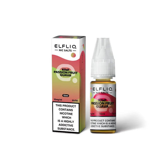 
Elf Bar ElfLiq Kiwi Passion Fruit Guava Nic Salt E-Liquid