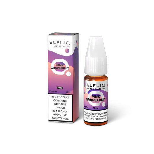 
Elf Bar Elfliq Pink Grapefruit Nic Salt E-Liquid 10ml