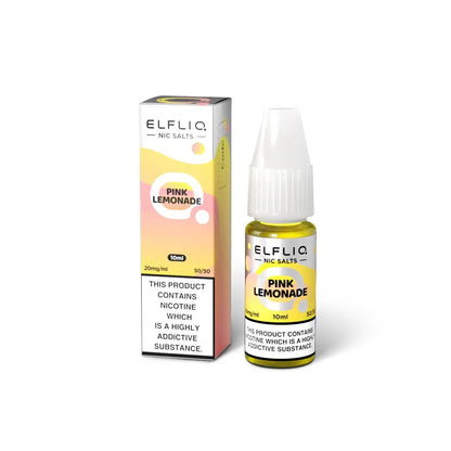 
Elf Bar Elfliq Pink Lemonade Nic Salt E-Liquid 10ml