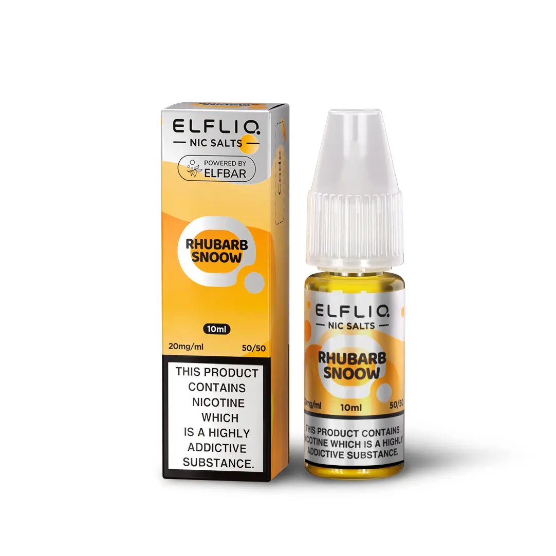 
Elf Bar Elfliq Rhubarb Snoow Nic Salt E-Liquid 10ml