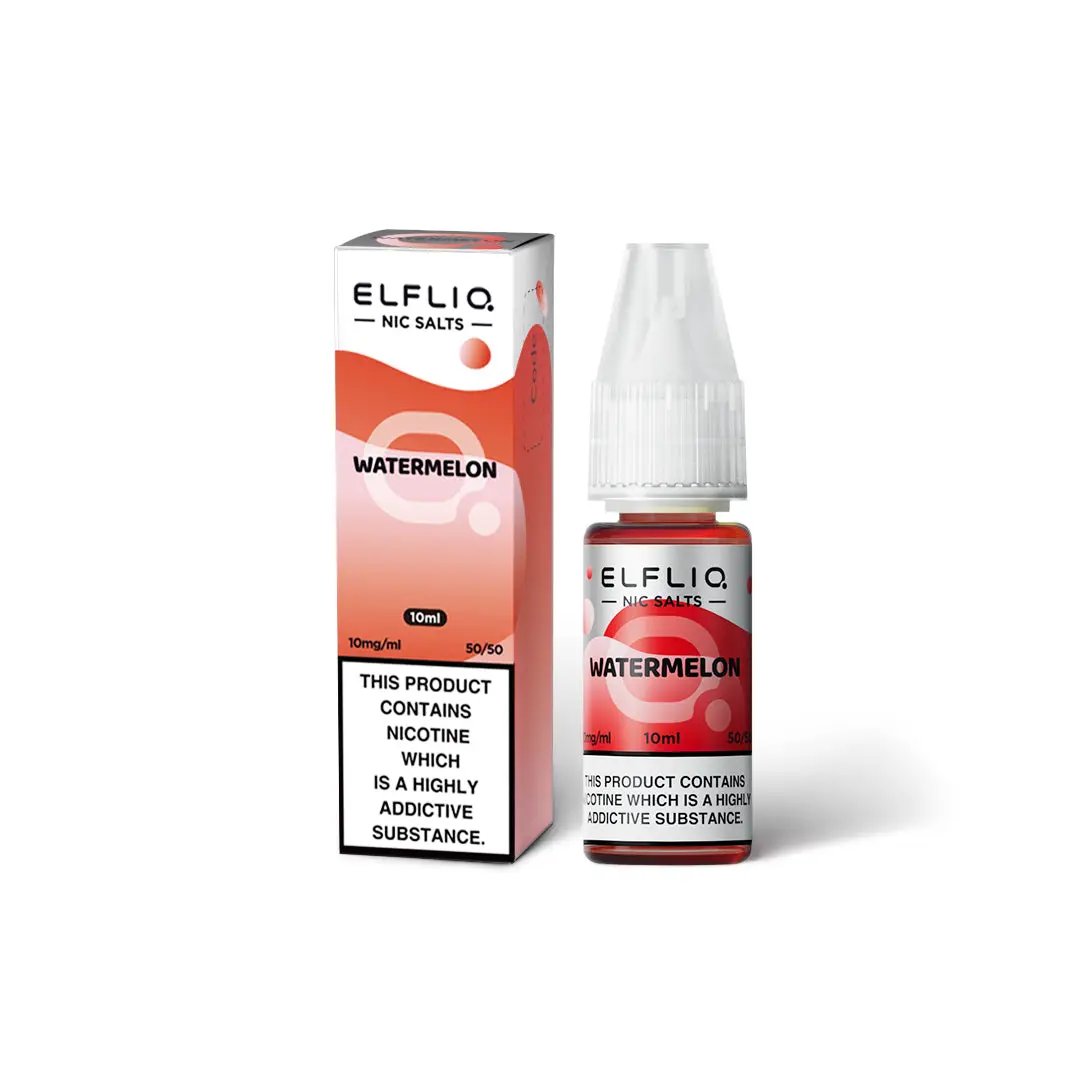 
Watermelon Nic Salts by Elfliq 10ml E-Liquid 10mg