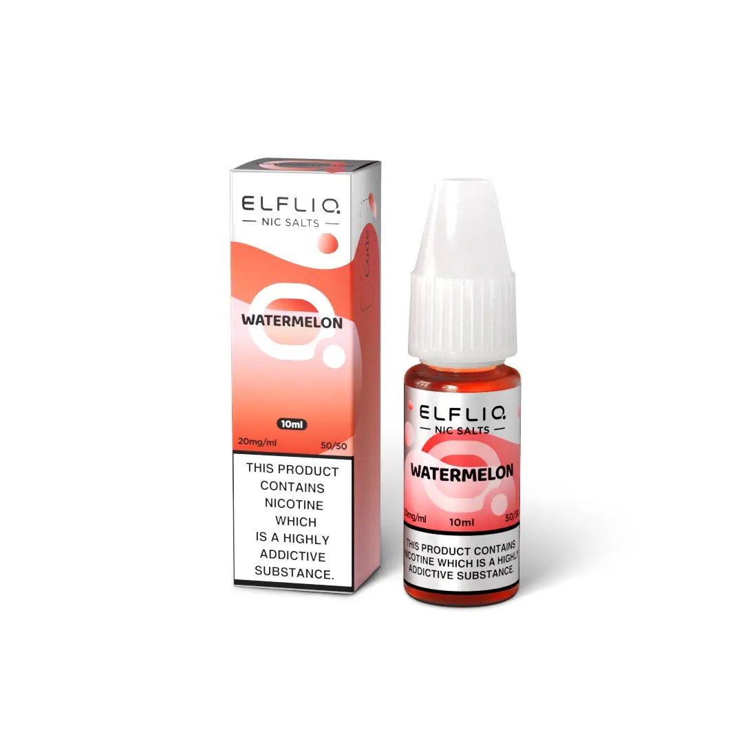 
Watermelon Nic Salts by Elfliq 10ml E-Liquid 20mg