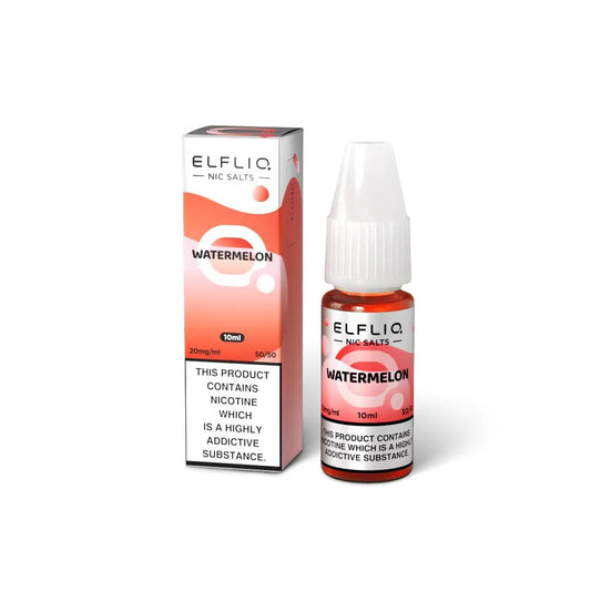 
Watermelon Nic Salts by Elfliq 10ml E-Liquid 20mg